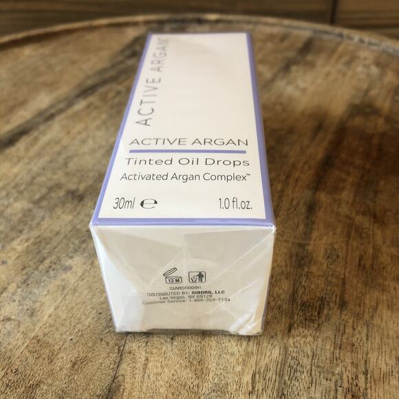 Active Argan TINTED OIL DROPS 1.0oz - New In Box - Sealed - Picture 6 of 6